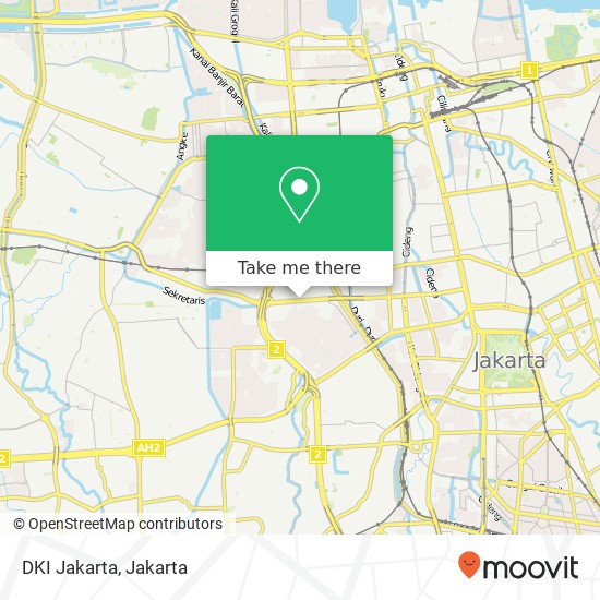 DKI Jakarta map