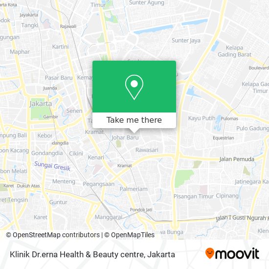 Klinik Dr.erna Health & Beauty centre map