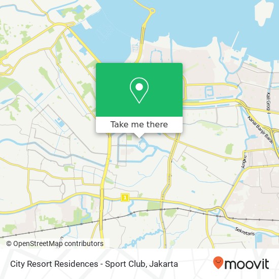 City Resort Residences - Sport Club map