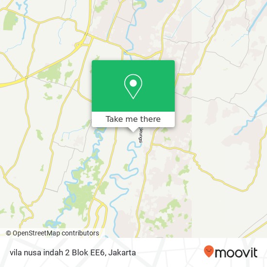 vila nusa indah 2 Blok EE6 map