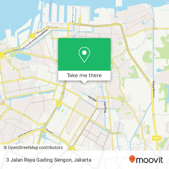 3 Jalan Raya Gading Sengon map