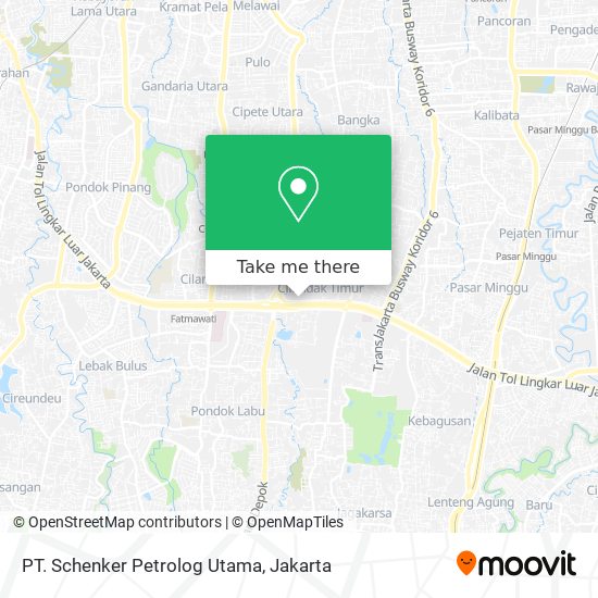 PT. Schenker Petrolog Utama map