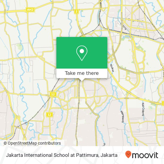 Jakarta International School at Pattimura map