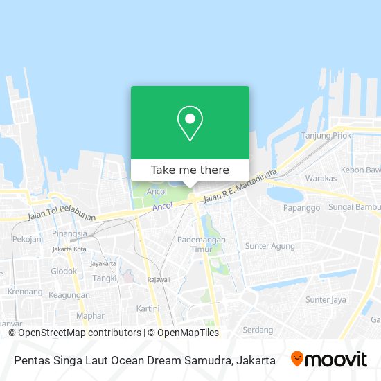 Pentas Singa Laut Ocean Dream Samudra map