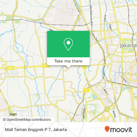 Mall Taman Anggrek P 7 map