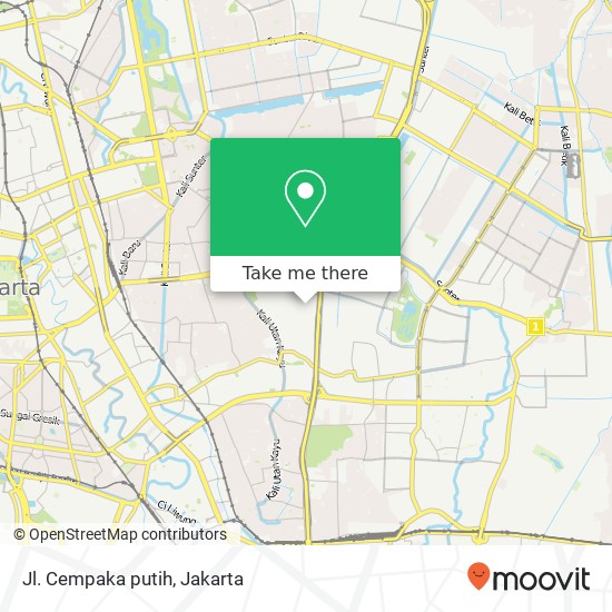 Jl. Cempaka putih map