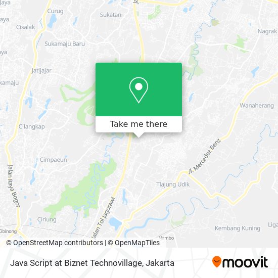 Java Script at Biznet Technovillage map