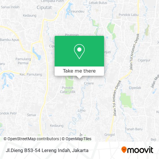 Jl.Dieng B53-54 Lereng Indah map