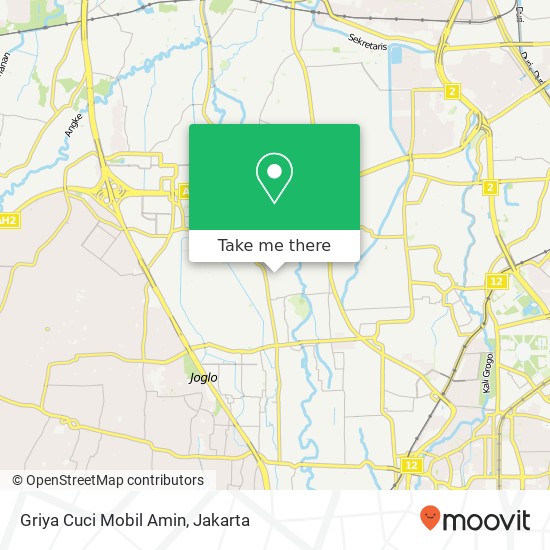 Griya Cuci Mobil Amin map
