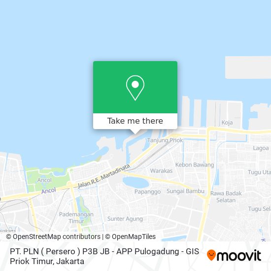 PT. PLN ( Persero ) P3B JB - APP Pulogadung - GIS Priok Timur map