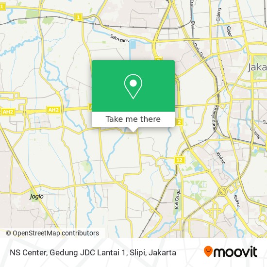 NS Center, Gedung JDC Lantai 1, Slipi map