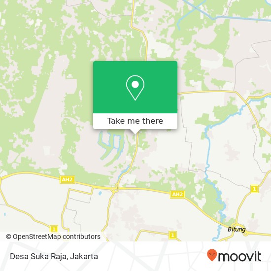 Desa Suka Raja map