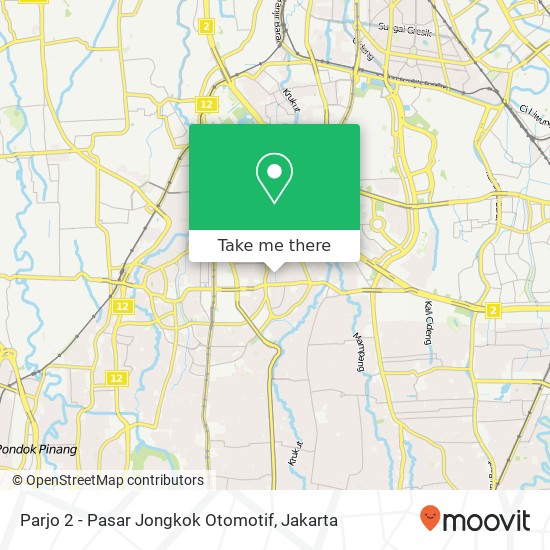 Parjo 2 - Pasar Jongkok Otomotif map