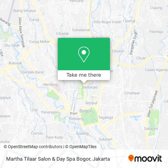 Martha Tilaar Salon & Day Spa Bogor map