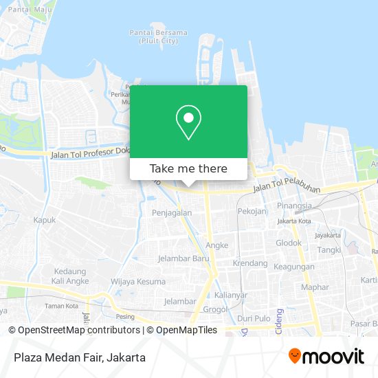 Plaza Medan Fair map