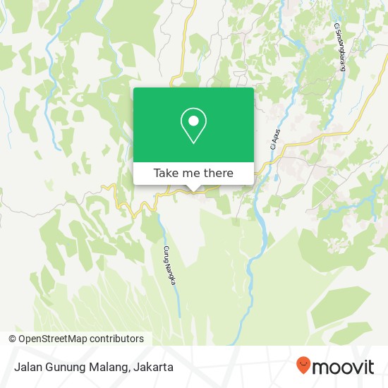 Jalan Gunung Malang map