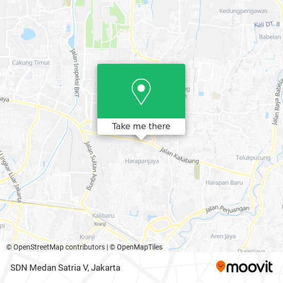 SDN Medan Satria V map