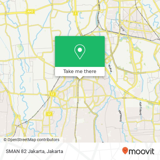 SMAN 82 Jakarta map