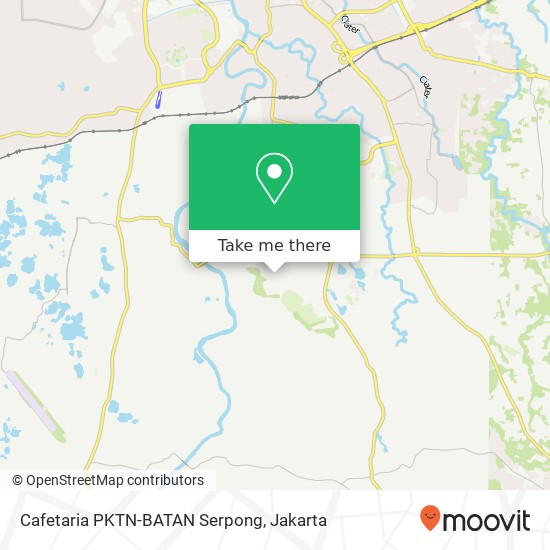 Cafetaria PKTN-BATAN Serpong map