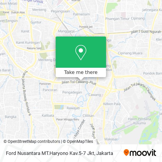 Ford Nusantara MT.Haryono Kav.5-7 Jkt map
