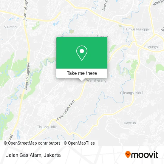 Jalan Gas Alam map