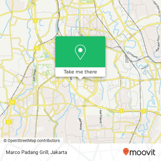 Marco Padang Grill map