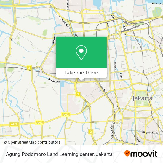 Agung Podomoro Land Learning center map