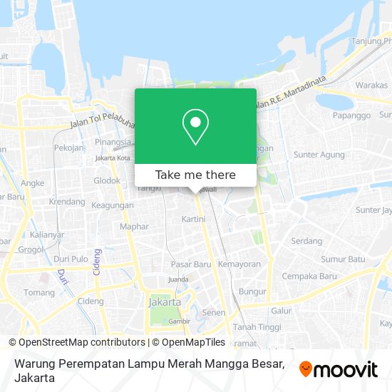 Warung Perempatan Lampu Merah Mangga Besar map