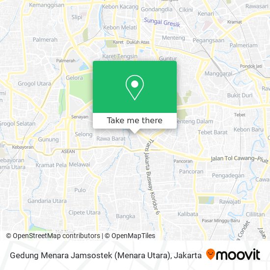 Gedung Menara Jamsostek (Menara Utara) map