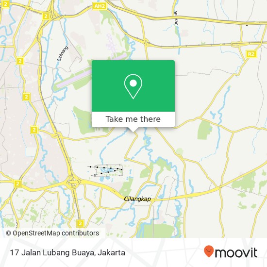 17 Jalan Lubang Buaya map