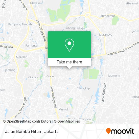 Jalan Bambu Hitam map