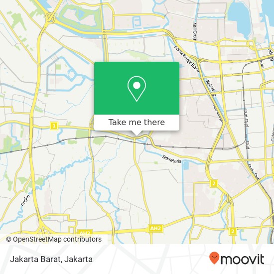 Jakarta Barat map