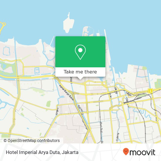 Hotel Imperial Arya Duta map