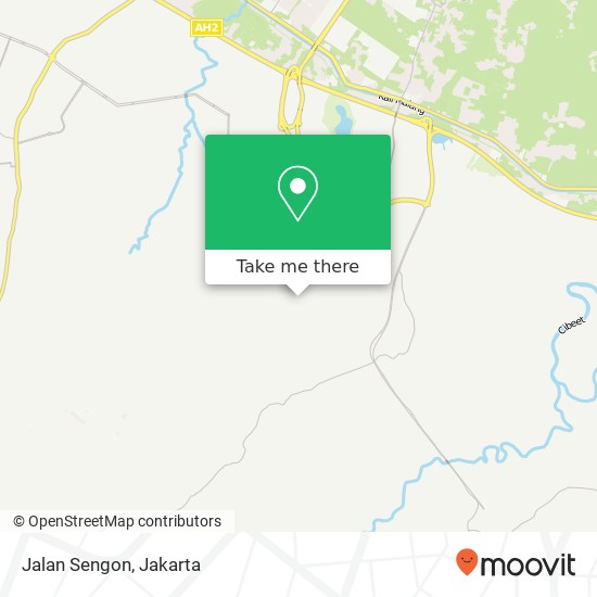 Jalan Sengon map