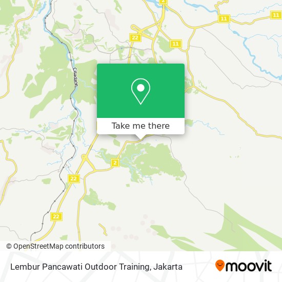 Lembur Pancawati Outdoor Training map