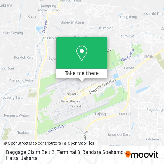 Baggage Claim Belt 2, Terminal 3, Bandara Soekarno-Hatta map