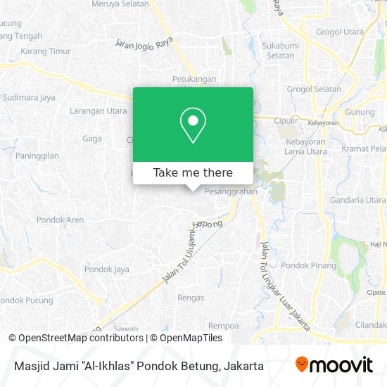 Masjid Jami "Al-Ikhlas" Pondok Betung map