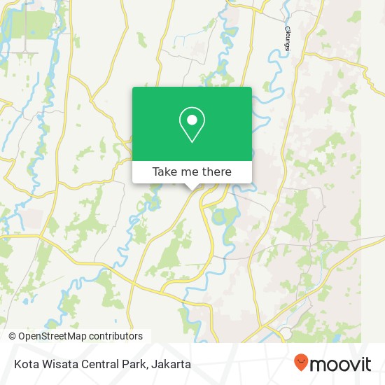 Kota Wisata Central Park map