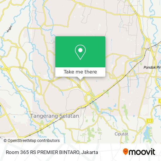 Room 365 RS PREMIER BINTARO map