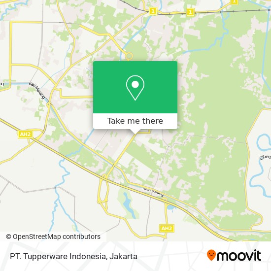 PT. Tupperware Indonesia map