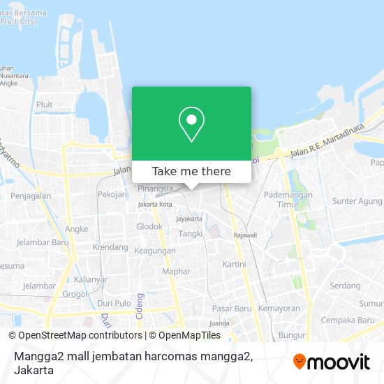 Mangga2 mall jembatan harcomas mangga2 map