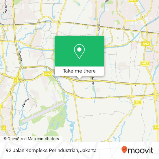 92 Jalan Kompleks Perindustrian map