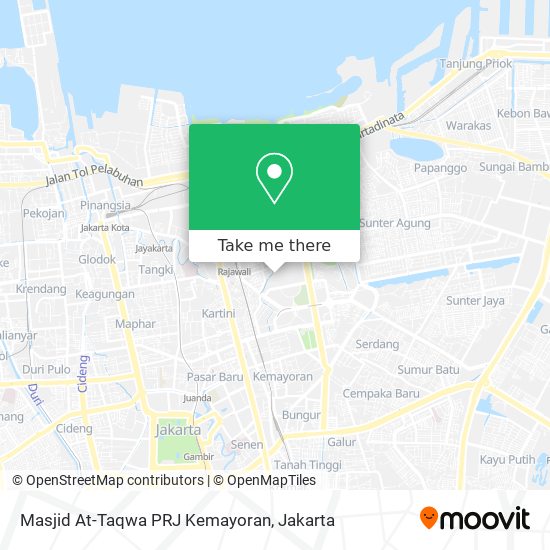 Masjid At-Taqwa PRJ Kemayoran map