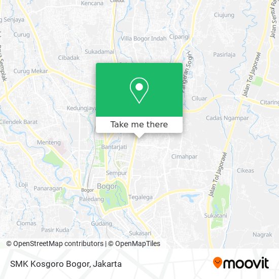 SMK Kosgoro Bogor map