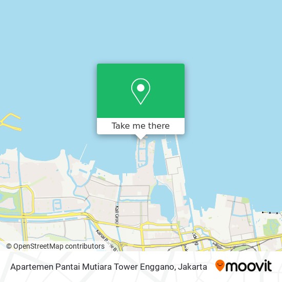 Apartemen Pantai Mutiara Tower Enggano map