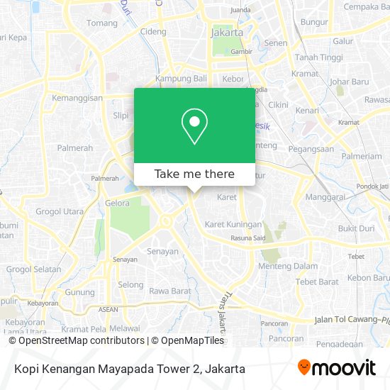 Kopi Kenangan Mayapada Tower 2 map