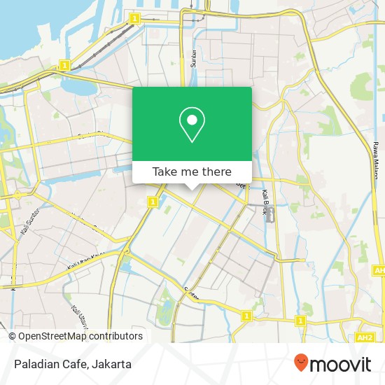 Paladian Cafe map