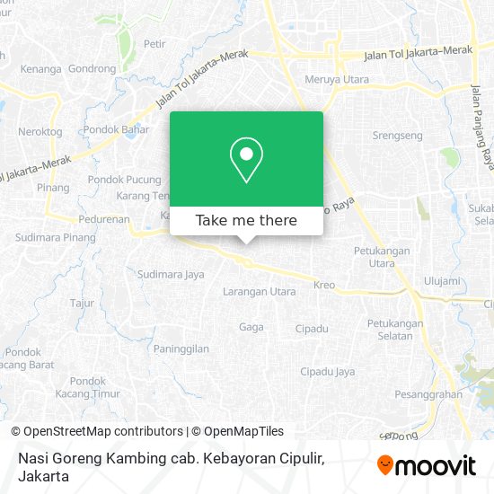 Nasi Goreng Kambing cab. Kebayoran Cipulir map