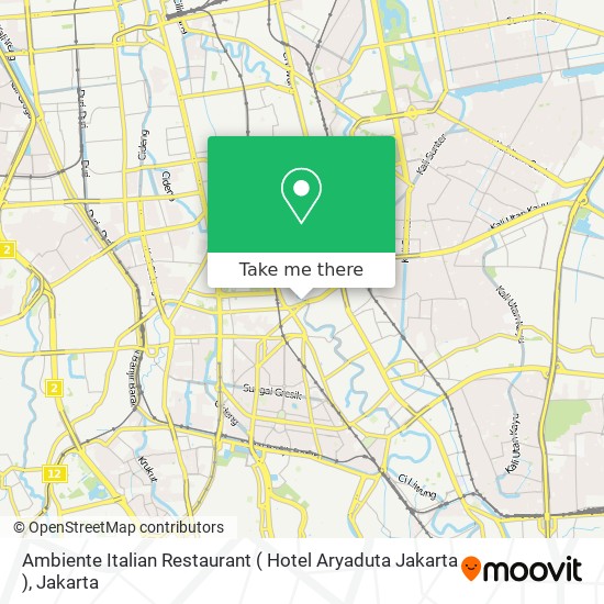 Ambiente Italian Restaurant ( Hotel Aryaduta Jakarta ) map