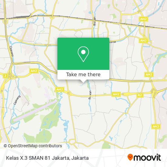 Kelas X.3 SMAN 81 Jakarta map